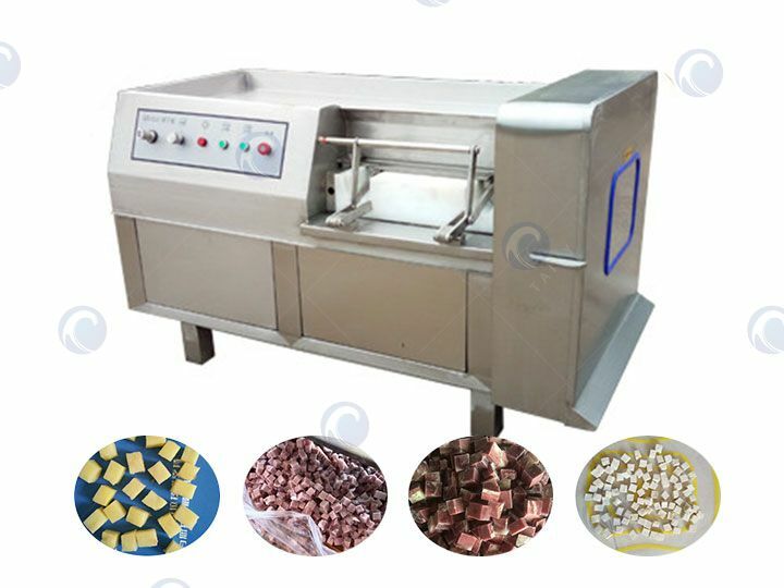 Automatic meat dicer machine