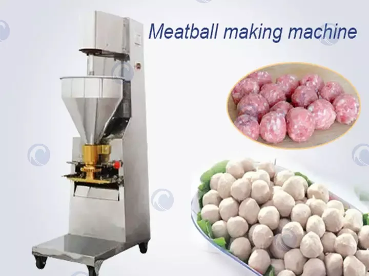 Commercial meatball making machine