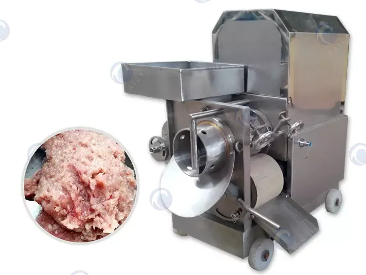 Meat bone separator machine
