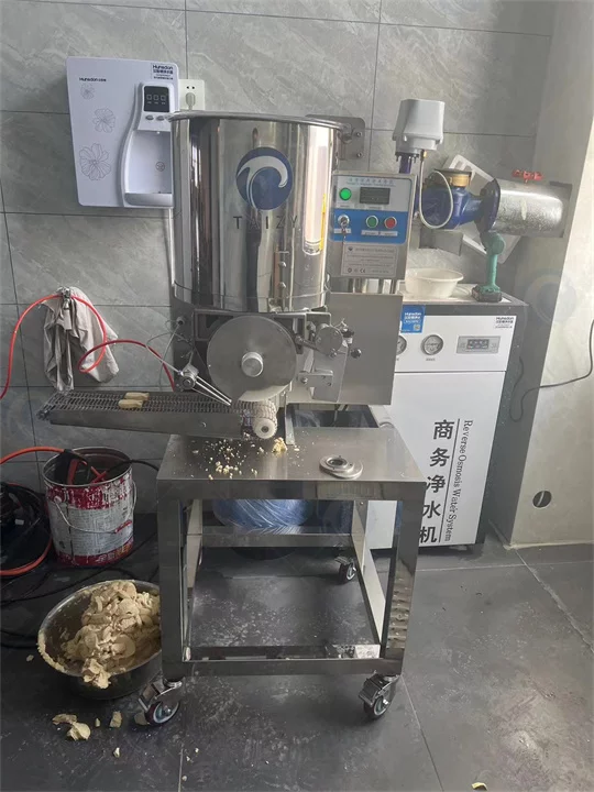 Meat patty machine working process