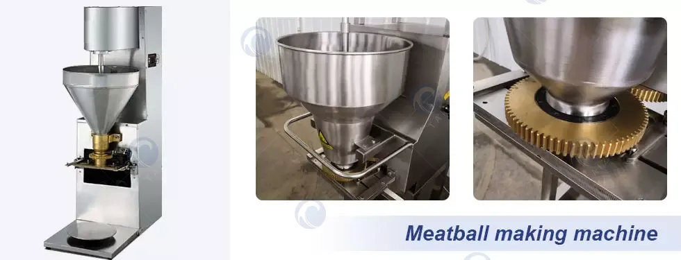 Meatball forming machine details
