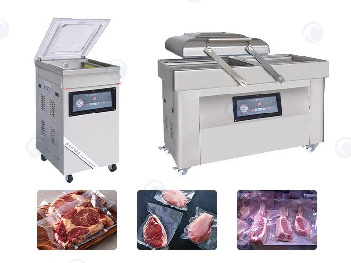 Meat packing machine